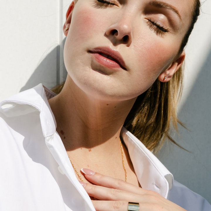 Sunset Crystal Studs