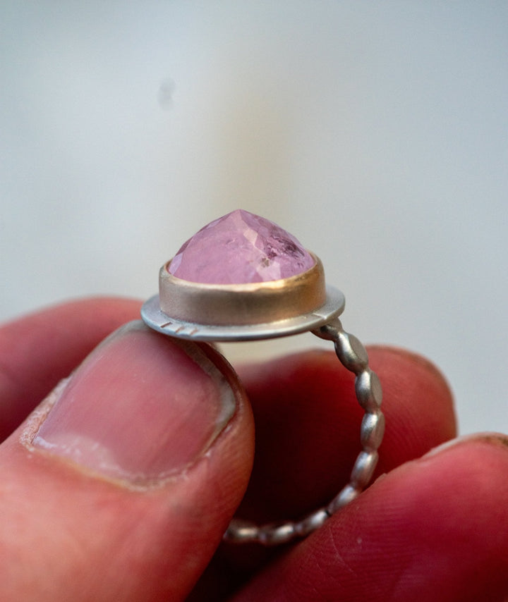 SWEETHEART MORGANITE RING