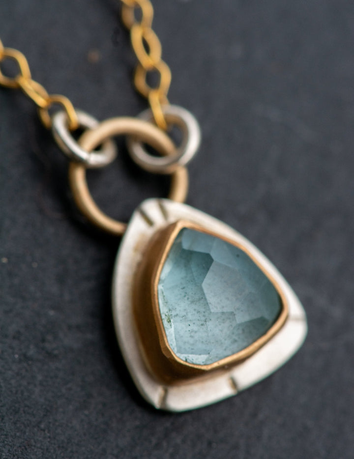 SWEETHEARTS AQUAMARINE NECKLACES