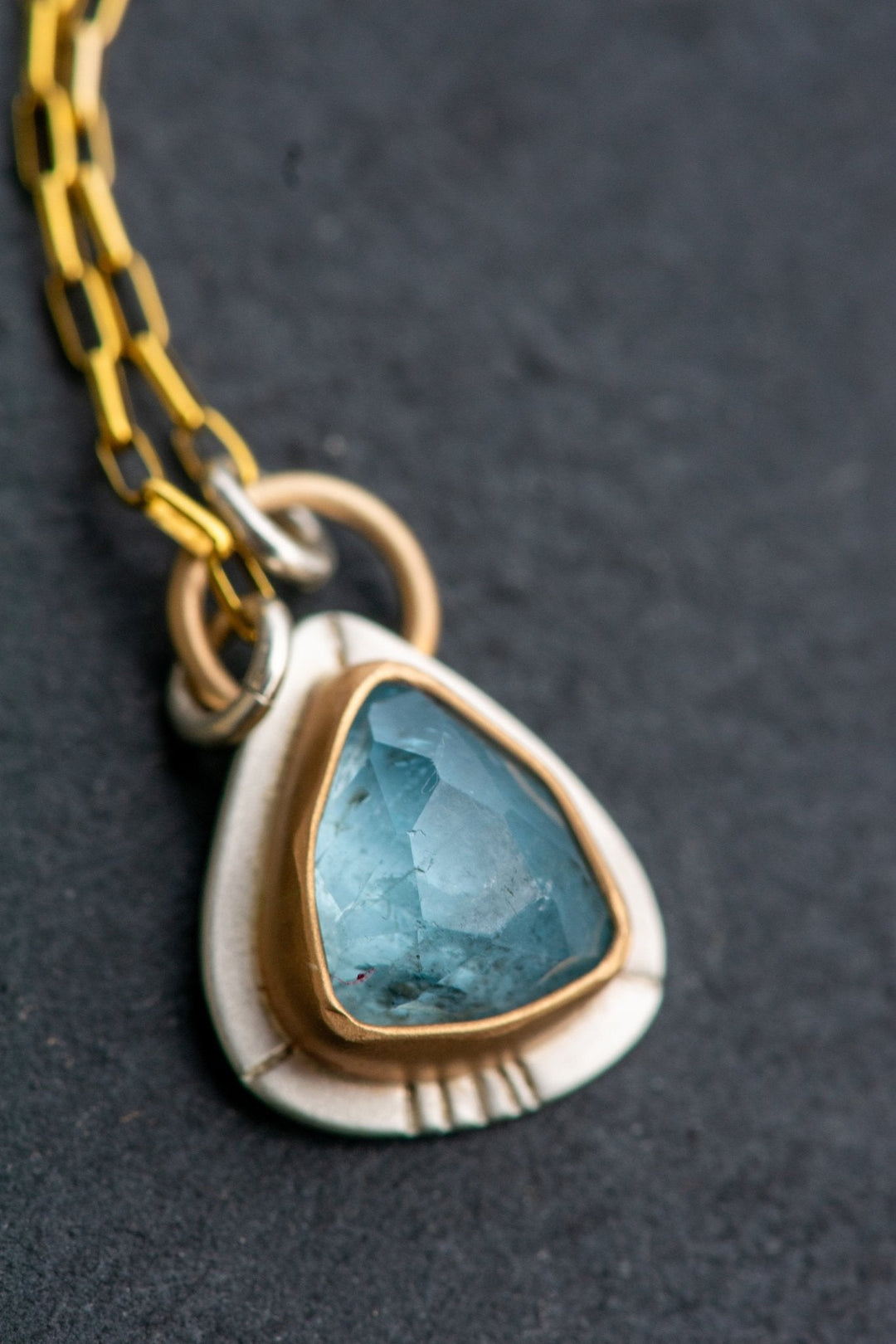 SWEETHEARTS AQUAMARINE NECKLACES