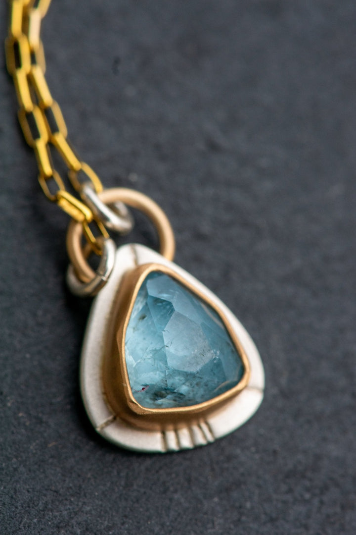 SWEETHEARTS AQUAMARINE NECKLACES