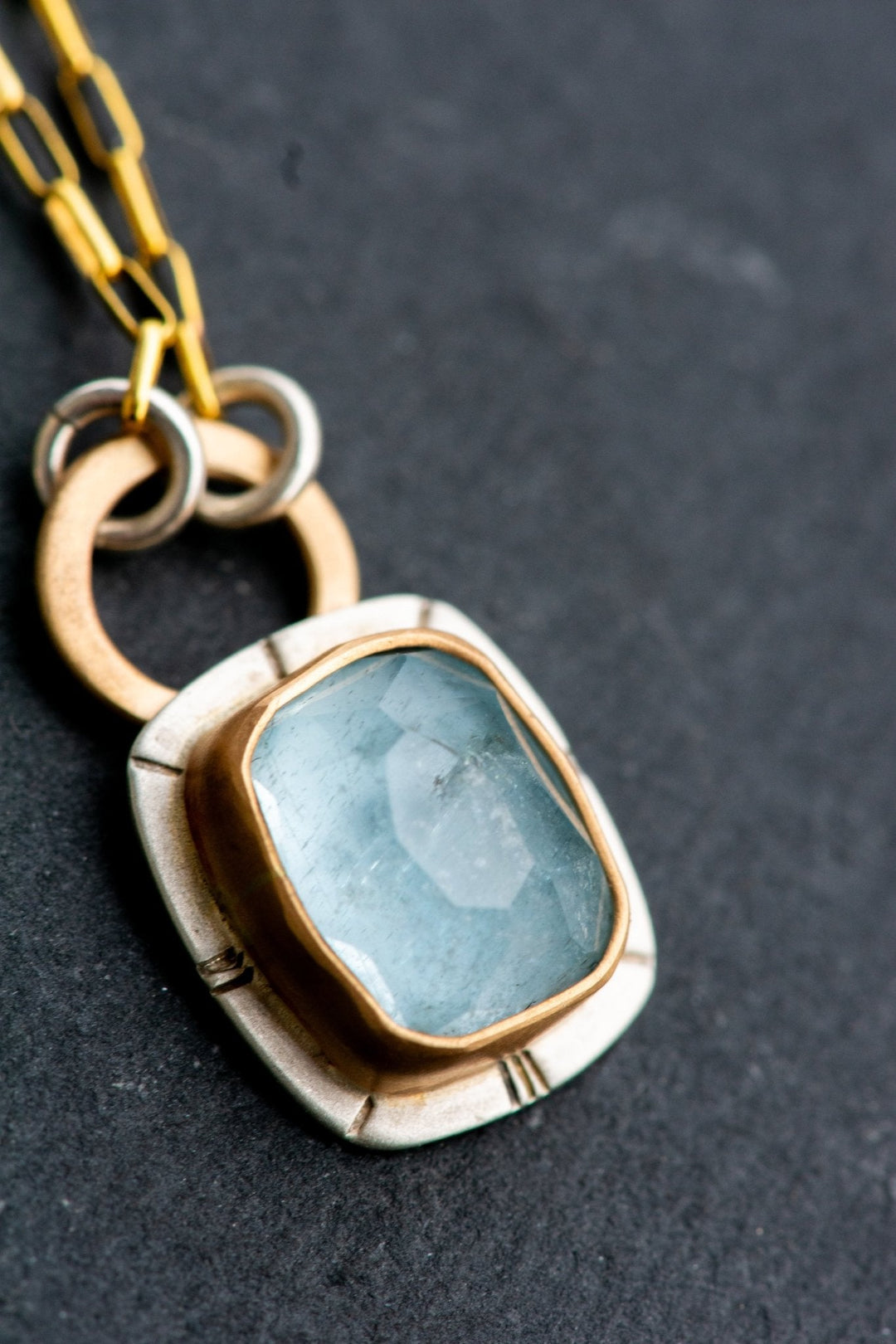 SWEETHEARTS AQUAMARINE NECKLACES