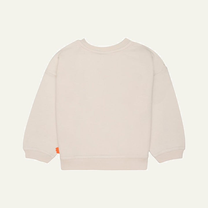 Recycled Cotton Pockets Kid Sweatshirt - Natural