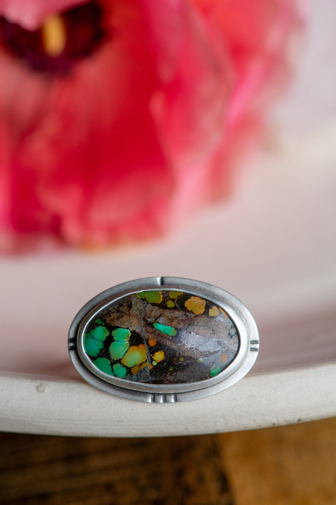 TRAVELER OF BOTH TIME AND SPACE TURQUOISE RING