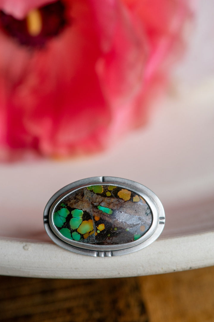 TRAVELER OF BOTH TIME AND SPACE TURQUOISE RING