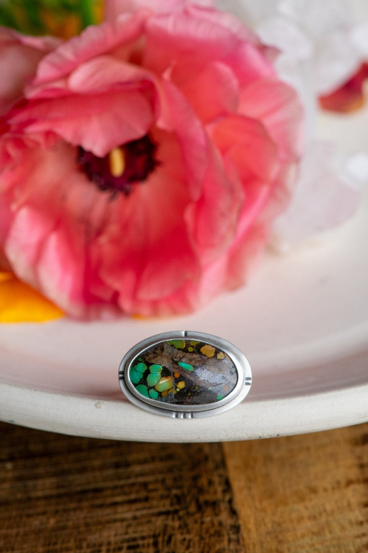 TRAVELER OF BOTH TIME AND SPACE TURQUOISE RING