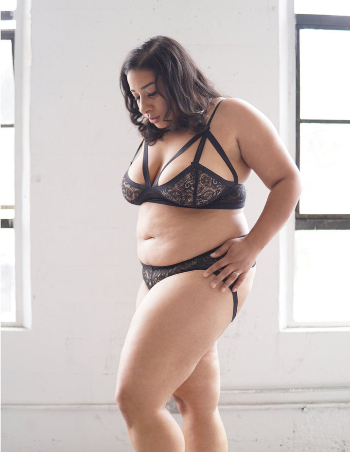 Triangle Cut Out Bralette