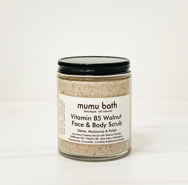 Vitamin B5 Walnut Face & Body Scrub