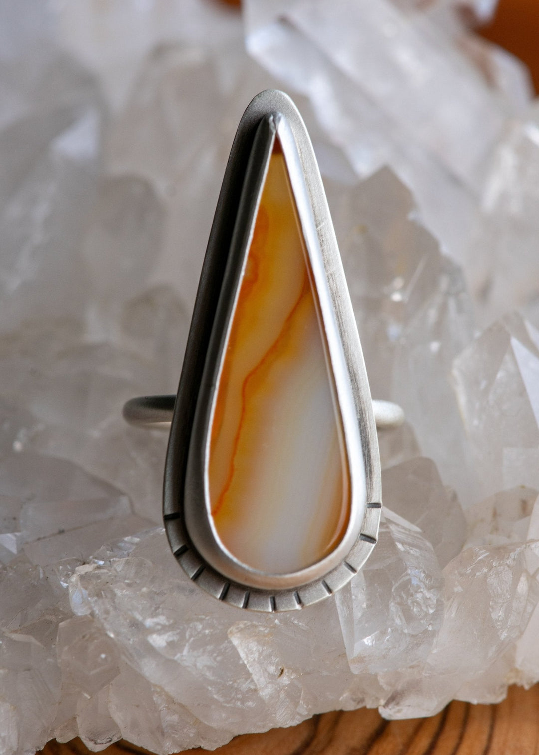 WAVELENGTH CARNELIAN RING