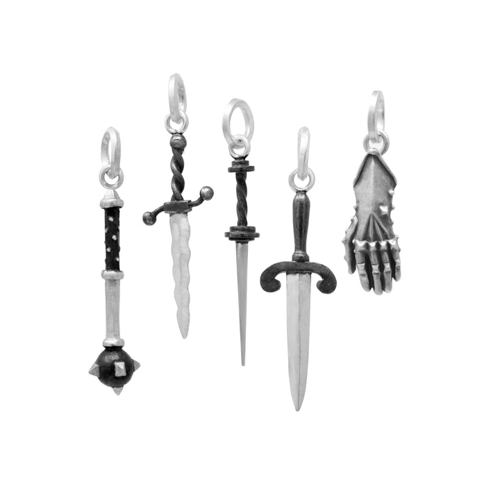 Rondel Dagger Pendant Charm