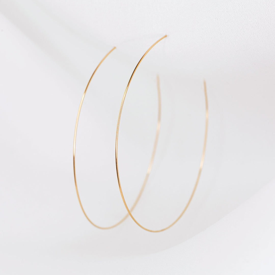 Weightless Large Hoops