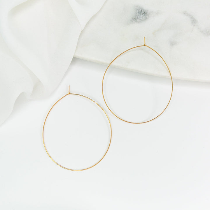 Weightless Large Hoops