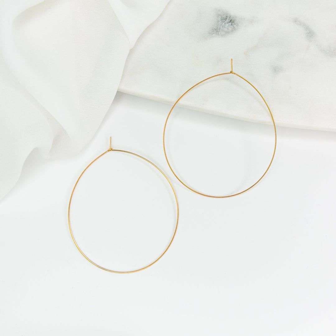 Weightless Large Hoops