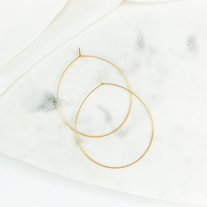 Weightless Large Hoops