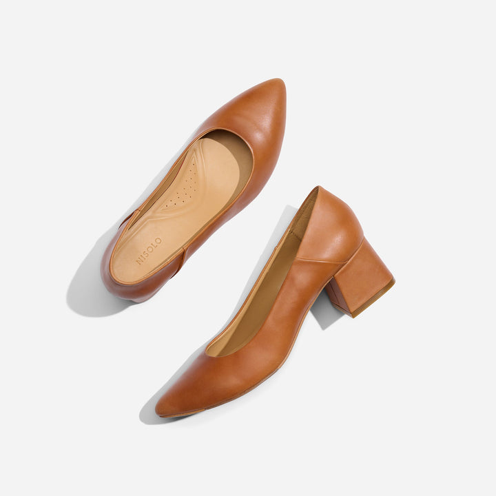 Fiorela Go-To Mid Heel Caramel