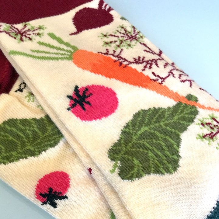 Fall Vegetable and Fruit Socks (Adult Medium) - Sock Panda