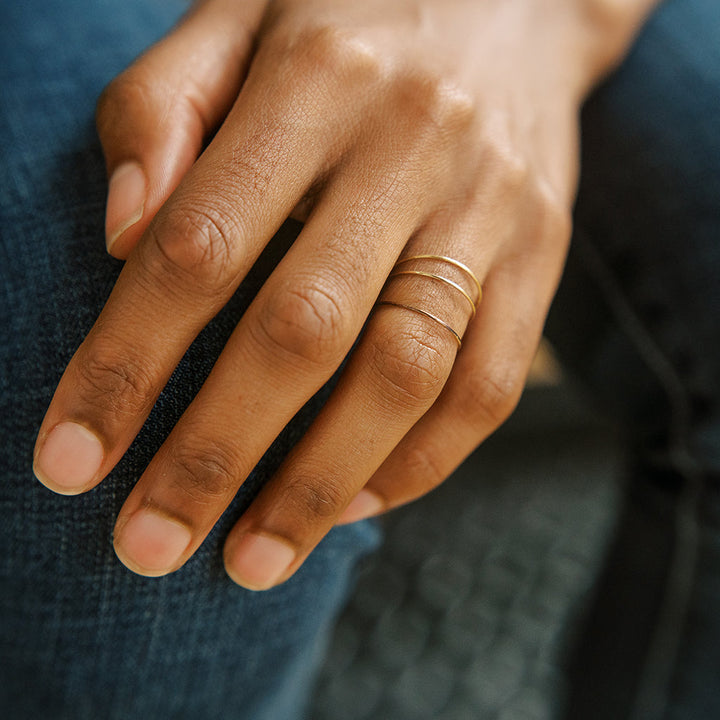 Super Skinny Stacking Ring Trio