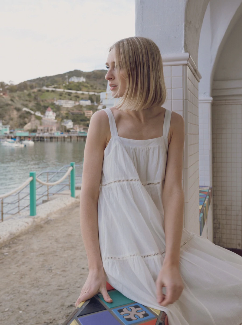 Strappy Tiered Maxi Dress