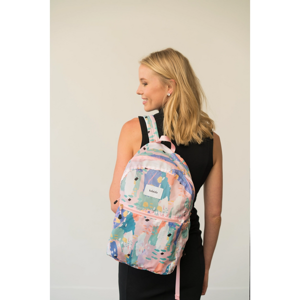 Pink Breeze Packable Backpack