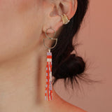 Fringe Beaded Earrings (3 Colorways)