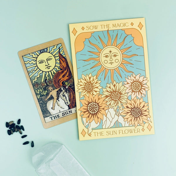 The Sun Flower (Ring of Fire) Tarot & Gift Seed Packet