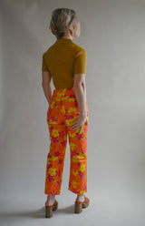 Prudence Organic Trippy Floral Print Joy Pants