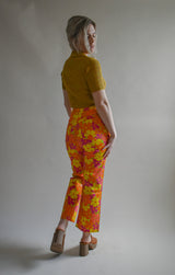 Prudence Organic Trippy Floral Print Joy Pants