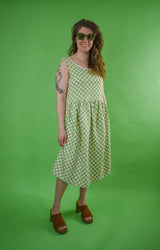 Meredith Dress in Checker