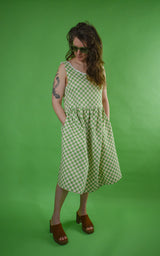 Meredith Dress in Checker