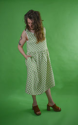 Meredith Dress in Checker