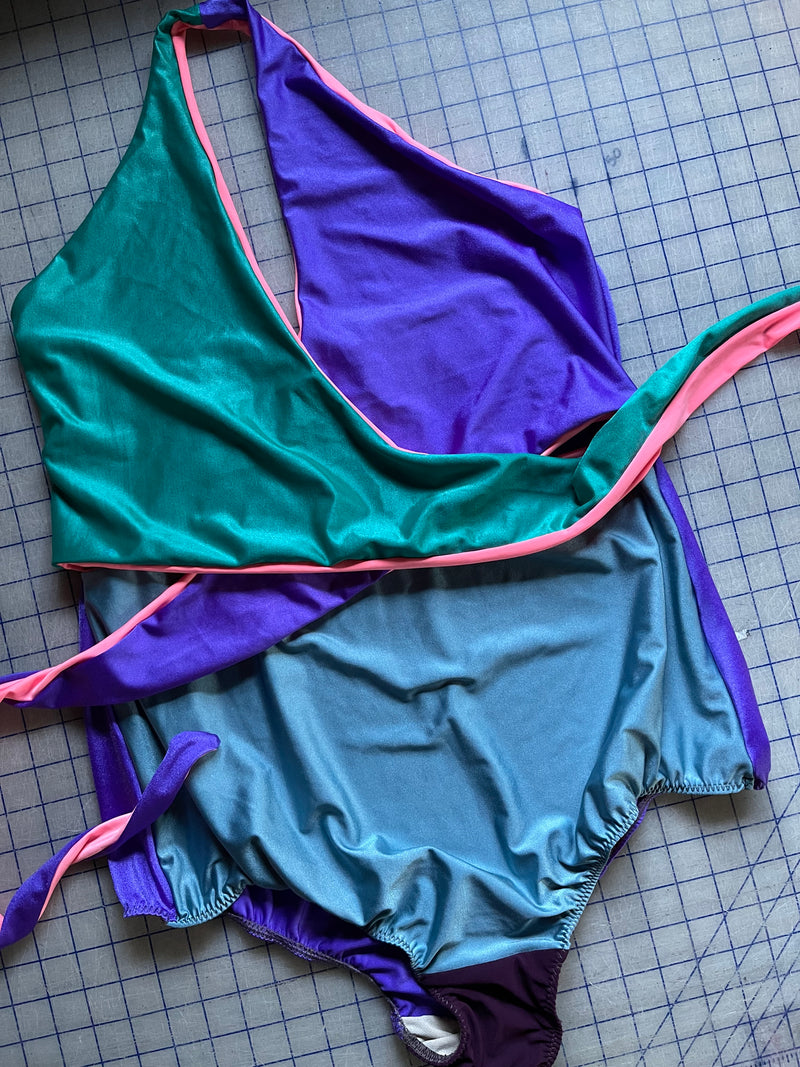 Selka Swimsuit in Zero Waste Multi-Color (OOAK 3XLs)