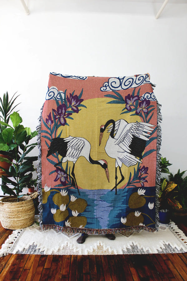 Cranes Blanket