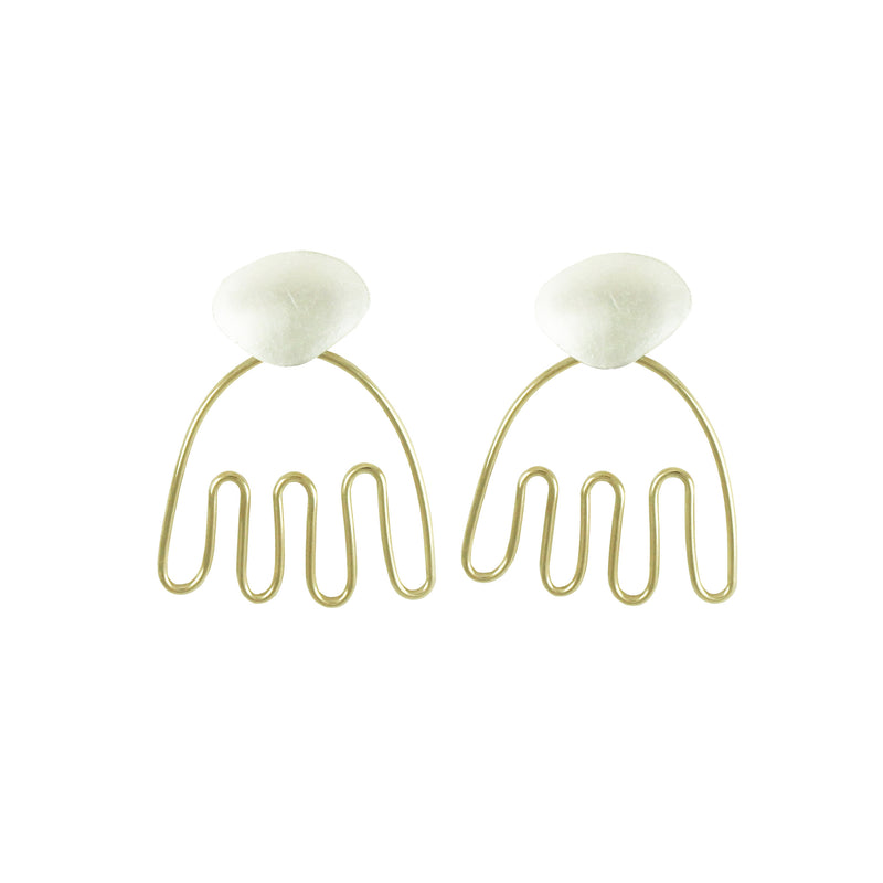anemone petite earrings