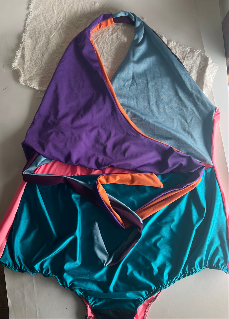 Selka Swimsuit in Zero Waste Multi-Color (OOAK 5XLs)