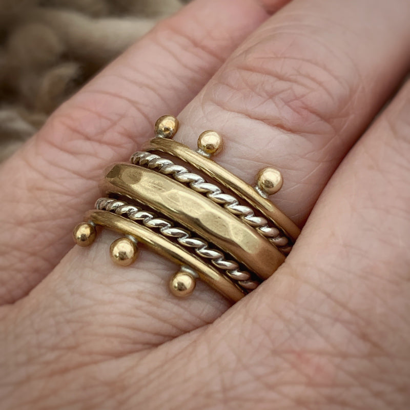 Crown Stacker Ring