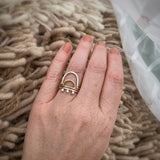 Crown Stacker Ring