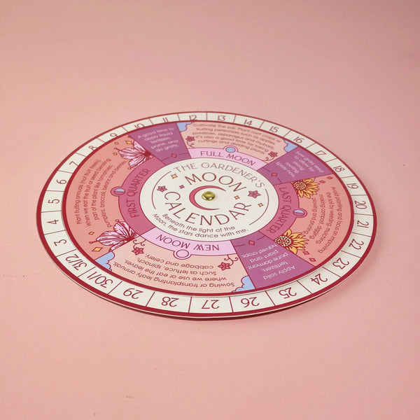 Moon Phase Calendar Spinner Planting Guide