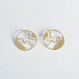 Mini Pop Circle Earrings