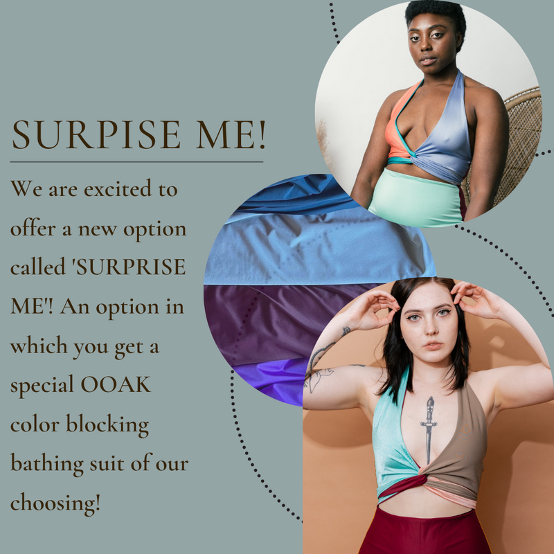 Selka Swimsuit in Zero Waste Multi-Color (OOAK 2XLs)