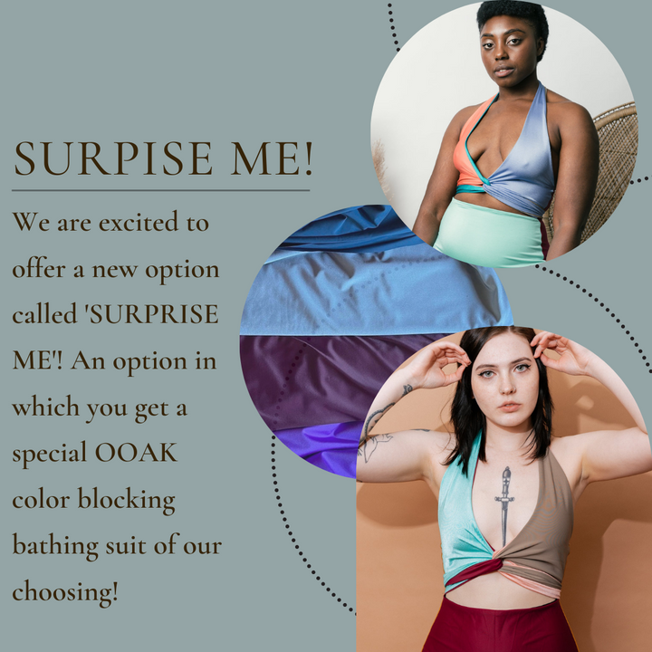 Selka Swimsuit in Zero Waste Multi-Color (OOAK 5XLs)