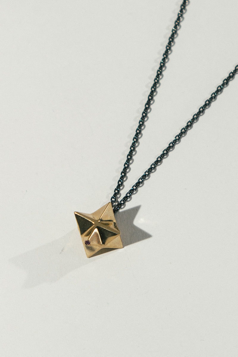 Ruby Pendulum Necklace