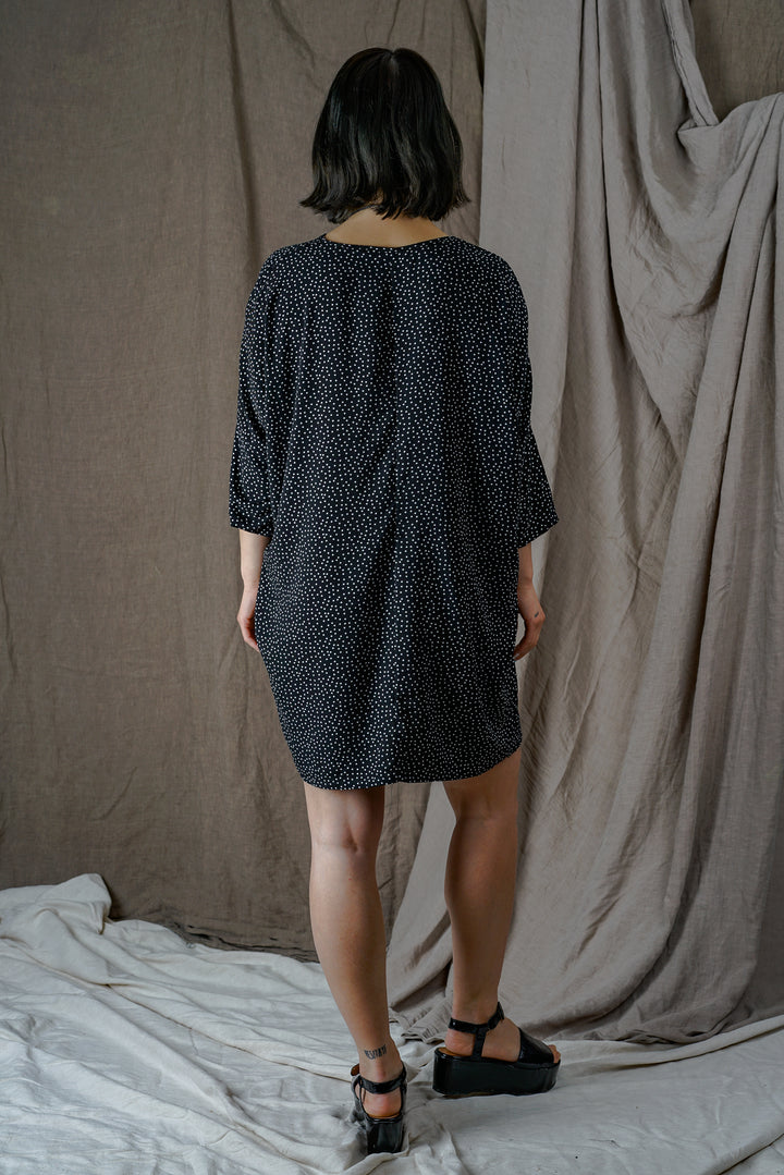 Polka Dot Batwing Dress