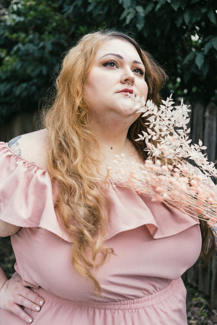Aniela Dress in Blush
