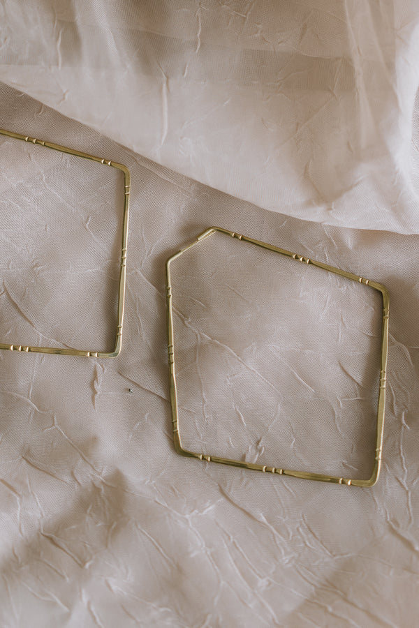 Bamboo Anyo Hoop Earrings