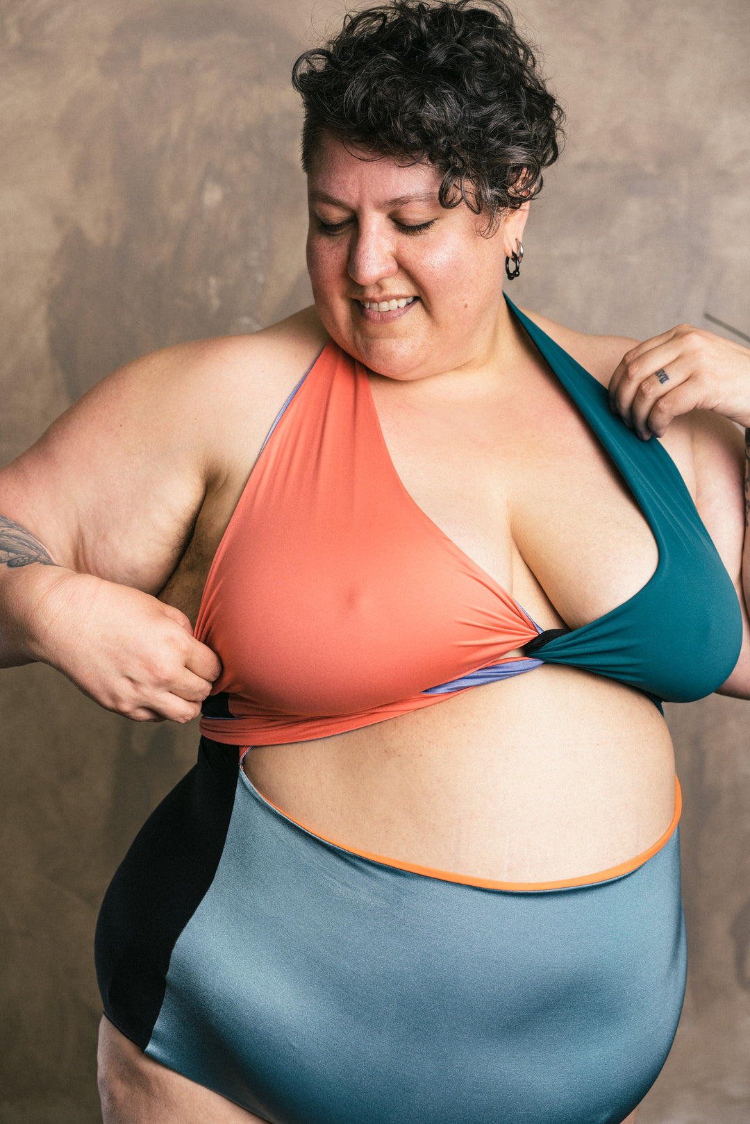 Selka Swimsuit in Zero Waste Multi-Color (OOAK 6XLs)