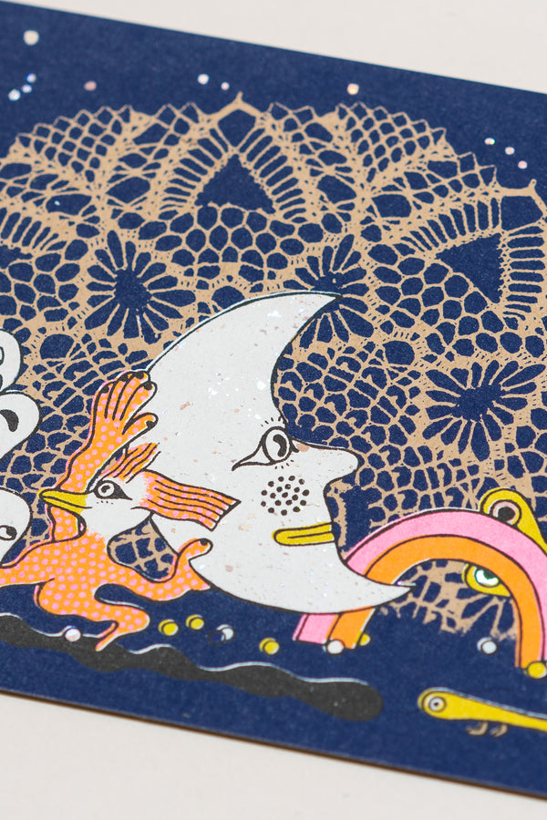 Bird Carrying Moon