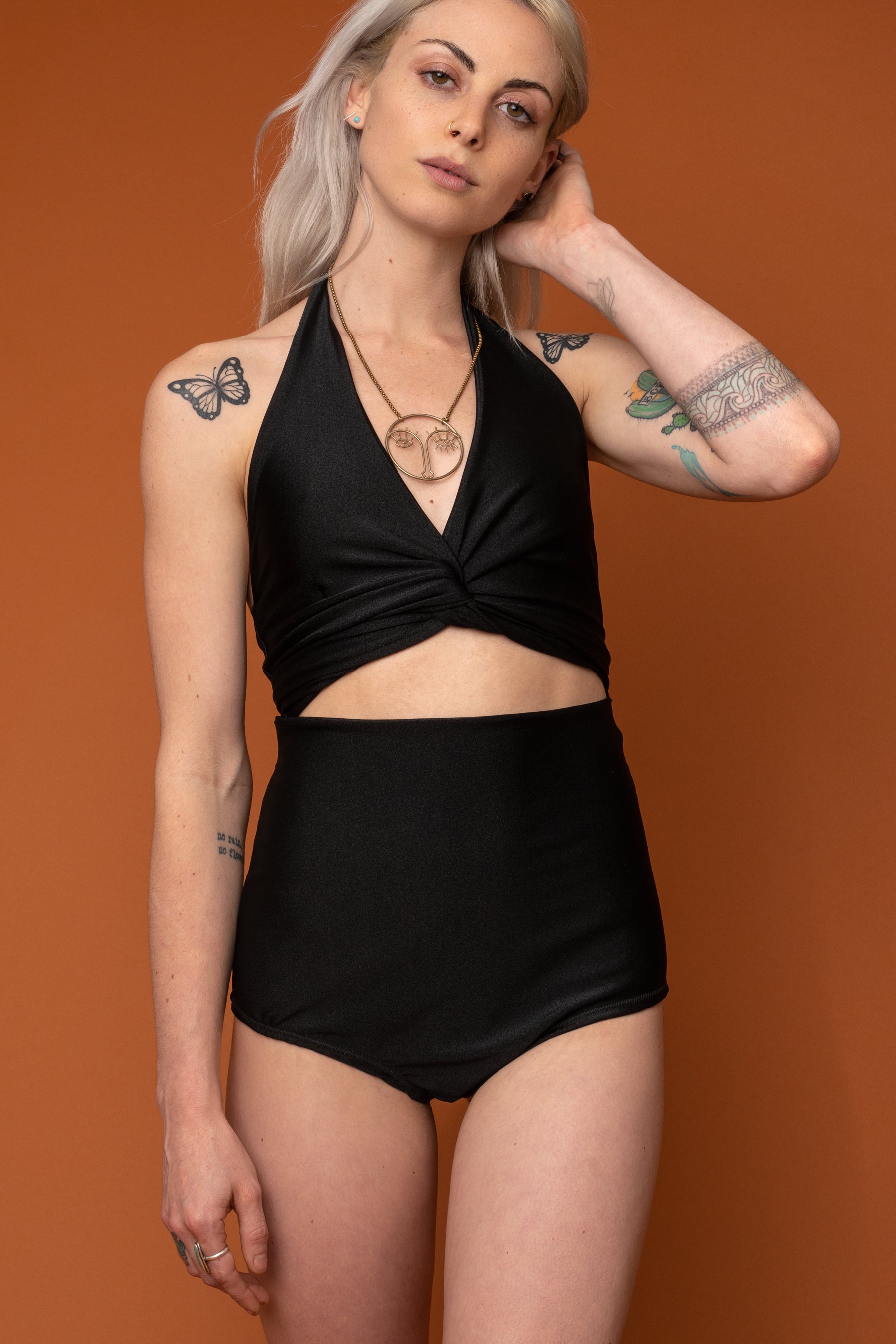 Altar Houseline Selka Swimsuit in Black – Altar PDX