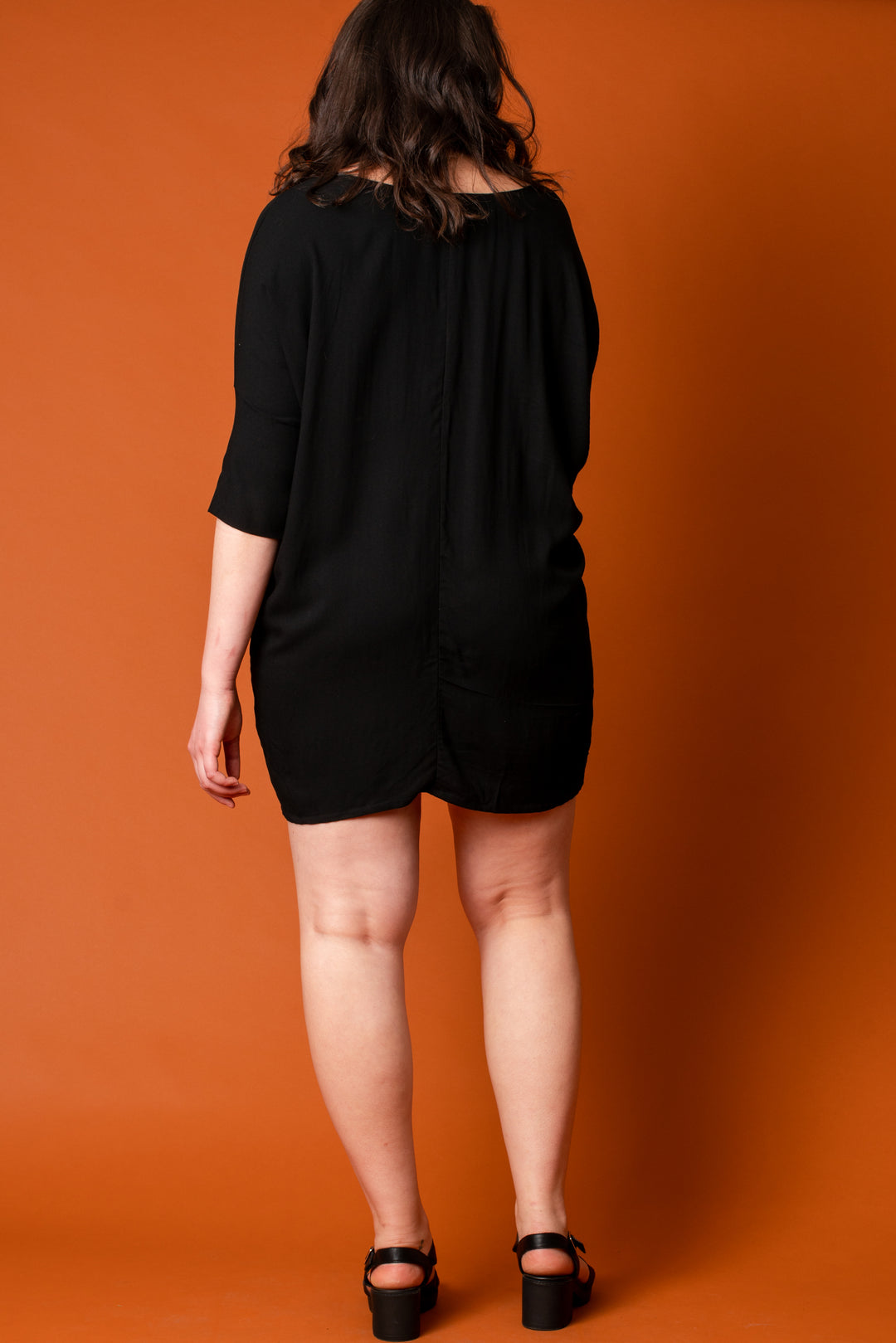 Altar Houseline Black Woven Batwing Dress – Altar PDX