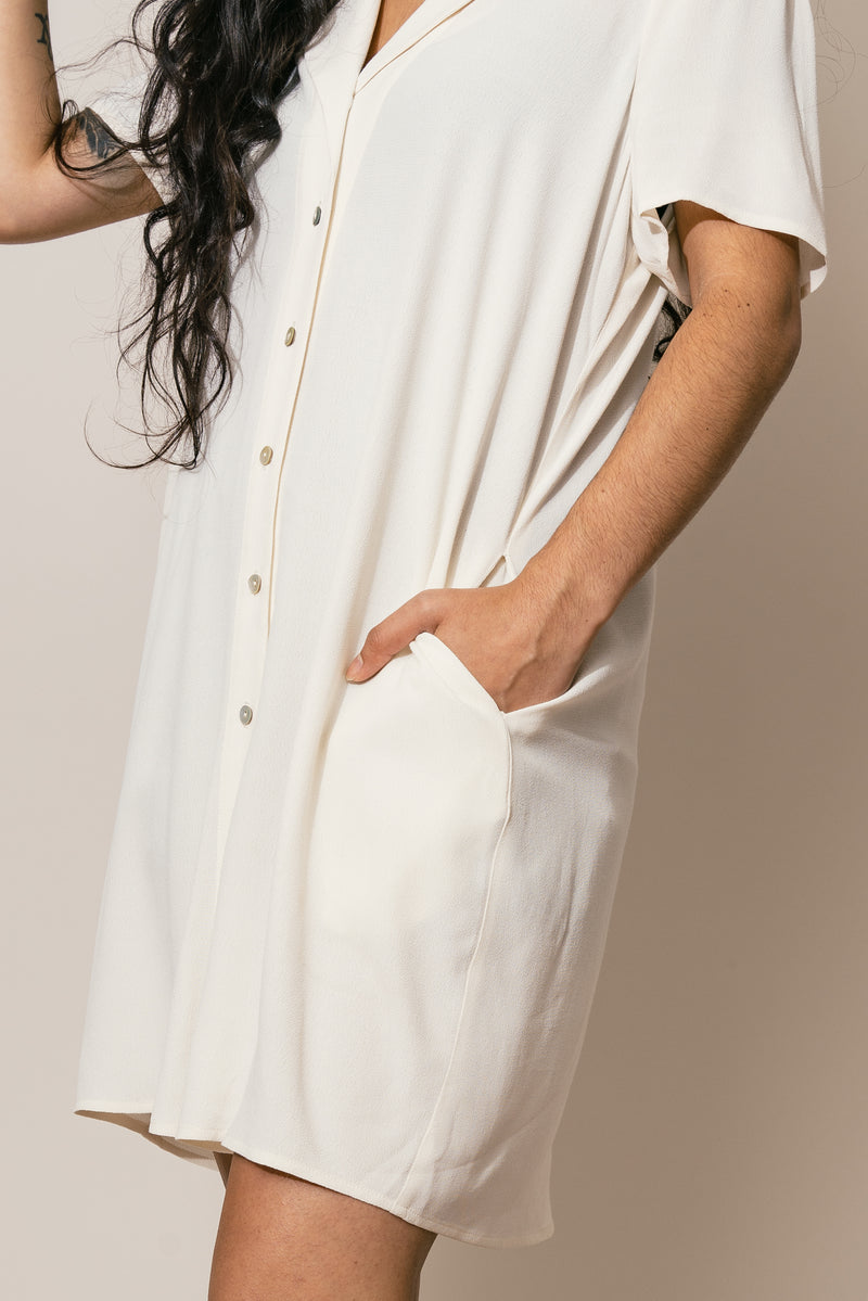 Gerty Dress in Cream