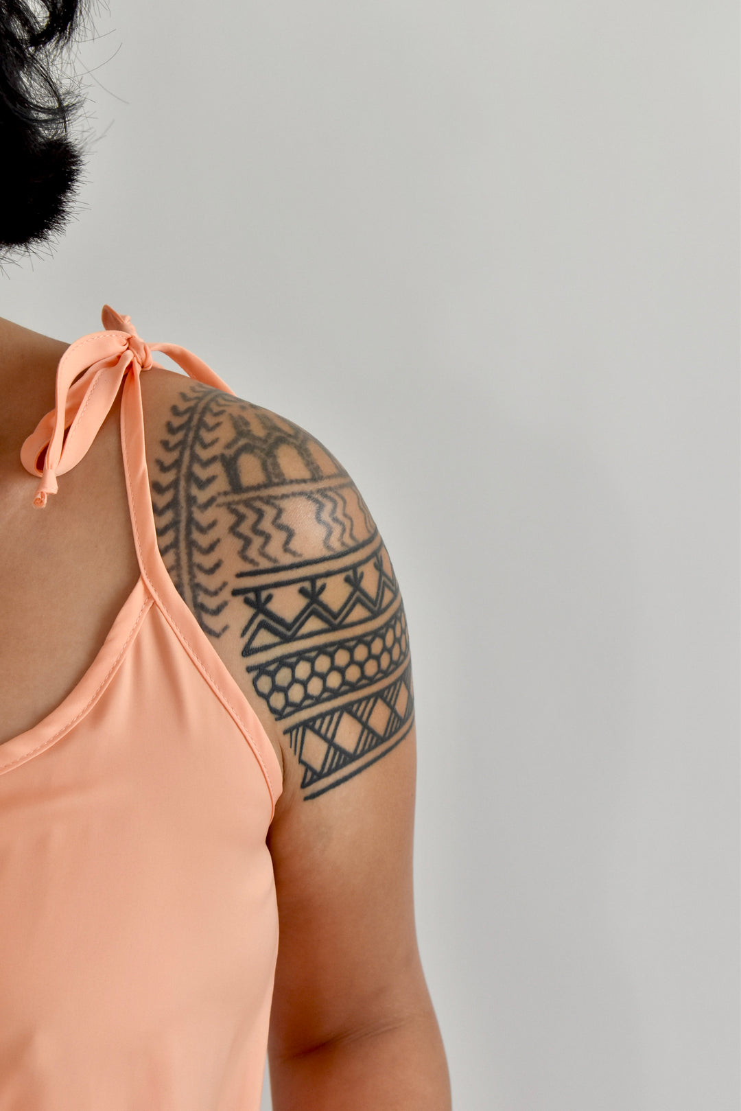 Edith Mini Dress in Peach Cupro *ONLY FOUR LEFT!!!*